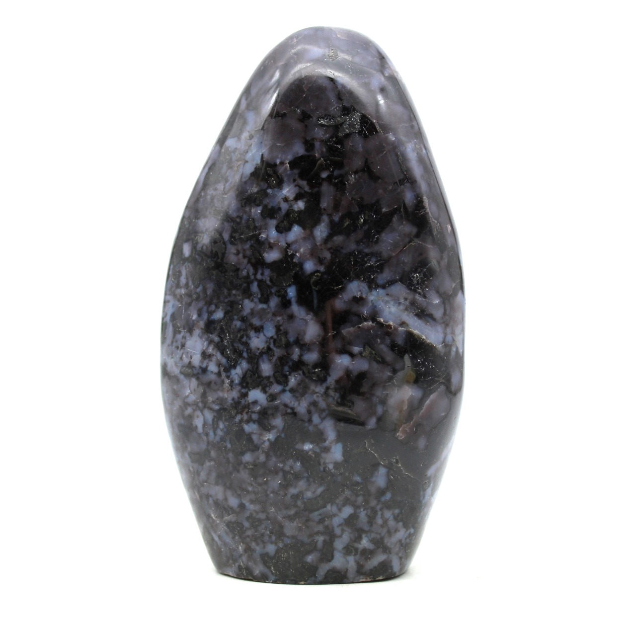Gepolijste vrije vorm in indigo gabbro