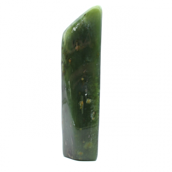 Sier gepolijste nefriet jade