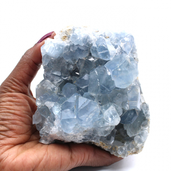 Celestiet uit Madagaskar in kristallen