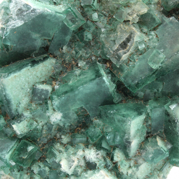 Ruwe natuurlijke groene fluorietkristallen