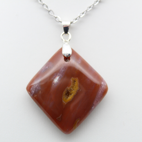 Orbicular Jasper Rhombus hanger