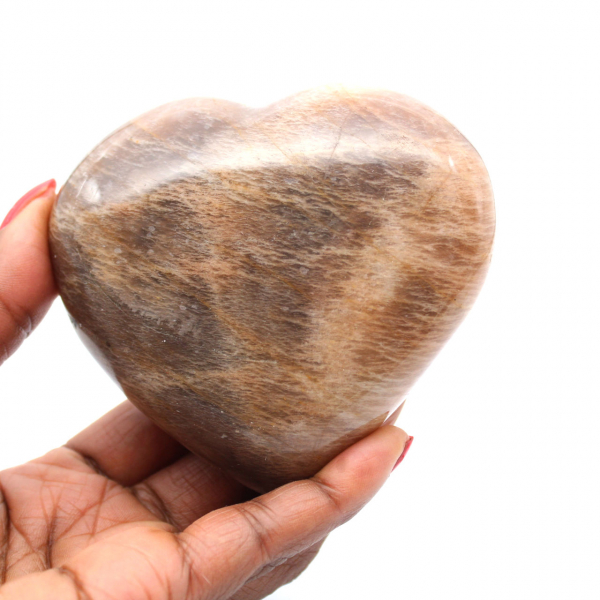 Maansteen uit Madagaskar: Hart