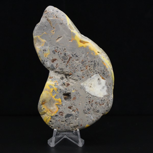 Gepolijste Hommeljaspis mineraal decoratiesteen