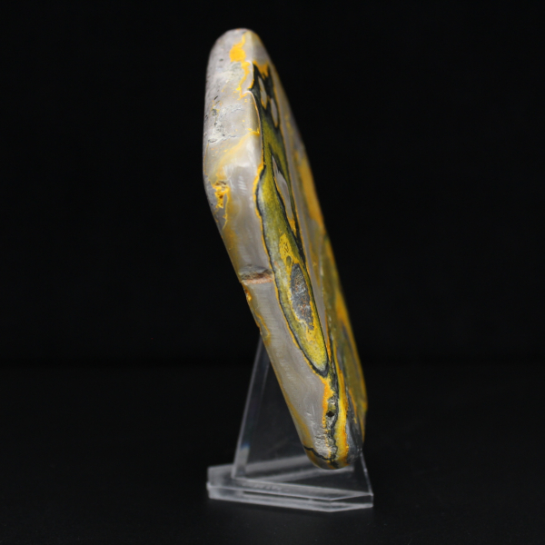 Hommeljaspis ornament, gepolijst, levendige kleuren