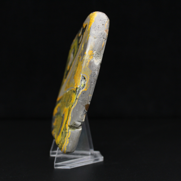 Hommeljaspis ornament, gepolijst, levendige kleuren