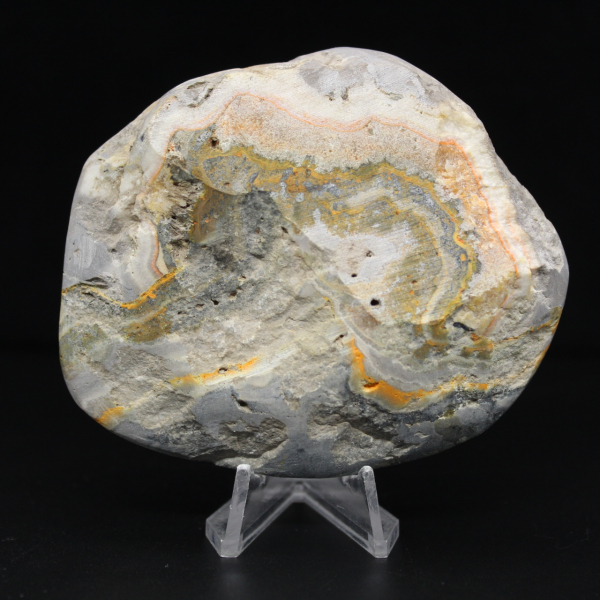 Gepolijst jaspis bijenornament, Indonesië, zeldzaam