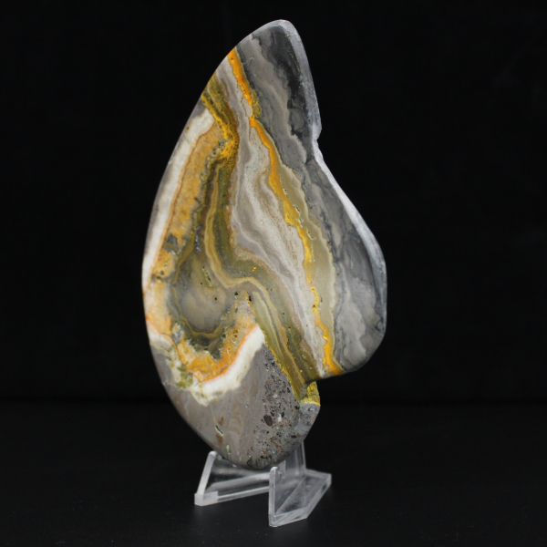 Gepolijste hommeljaspissteen, mineralenwetenschap