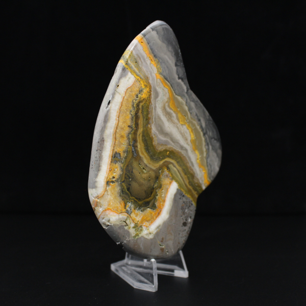 Gepolijste hommeljaspissteen, mineralenwetenschap