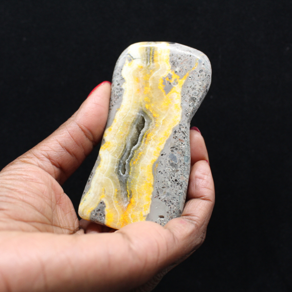 Gladde jaspis hommel vulkanische steen