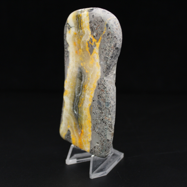 Gladde jaspis hommel vulkanische steen