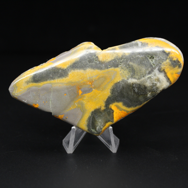 Gepolijste jaspis hommel micromunt