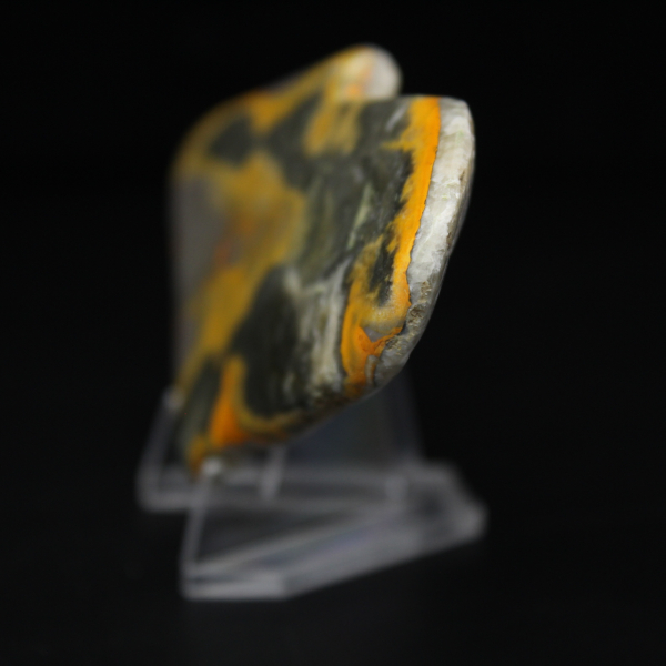 Gepolijste jaspis hommel micromunt