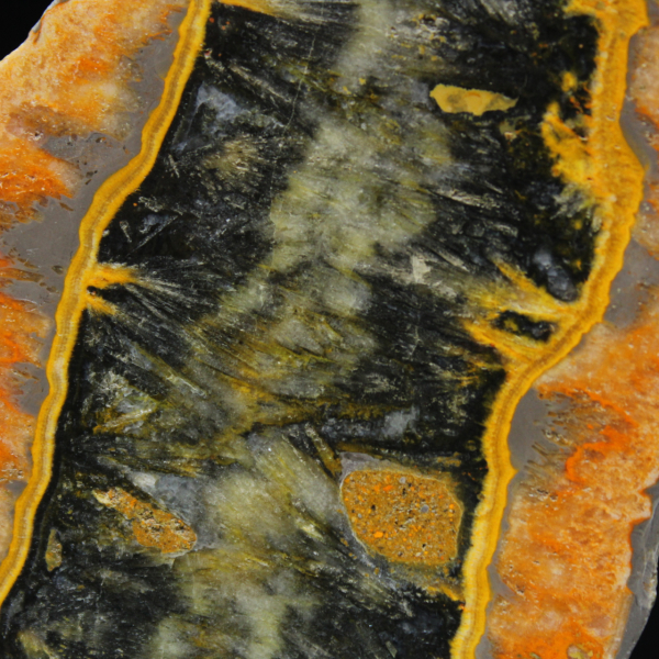 Hommeljaspis plaquette - Minerale balans