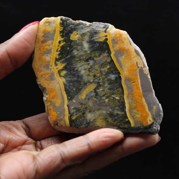 Hommeljaspis plaquette - Minerale balans