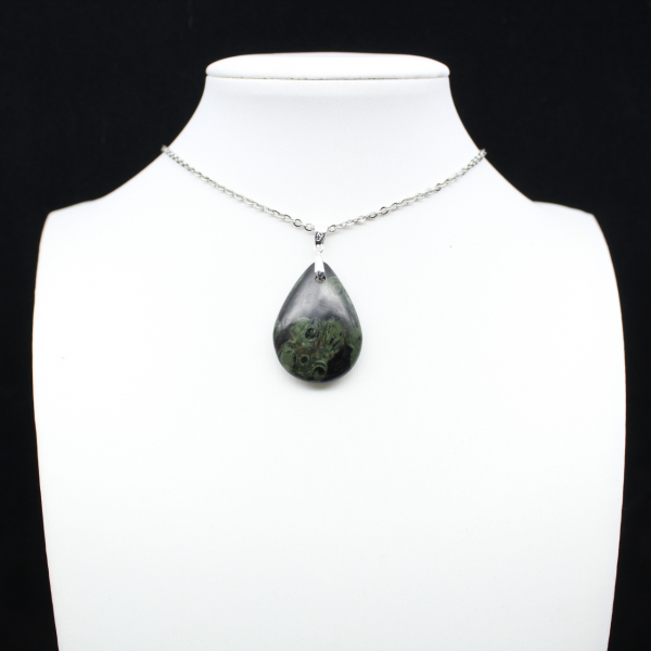 Kambamba Jasper Teardrop-hanger