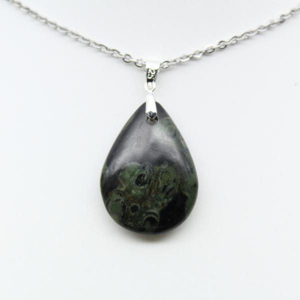 Kambamba Jasper Teardrop-hanger