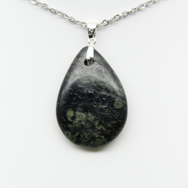 Kambamba Jasper Teardrop-hanger