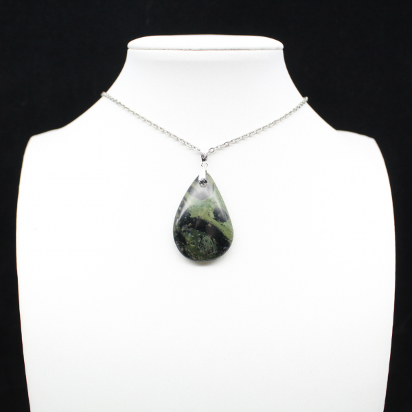 Kambamba Jasper Teardrop-hanger