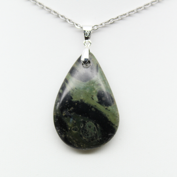 Kambamba Jasper Teardrop-hanger