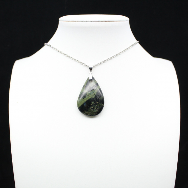 Kambamba Jasper Teardrop-hanger
