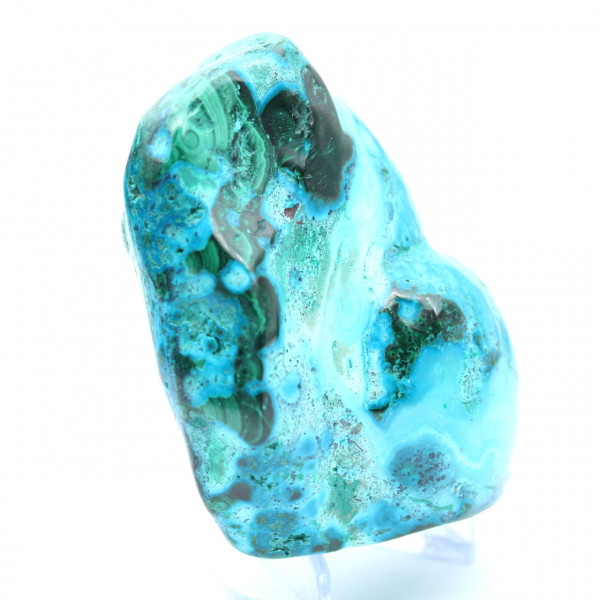 Gepolijste chrysocolla uit Congo-decoratie