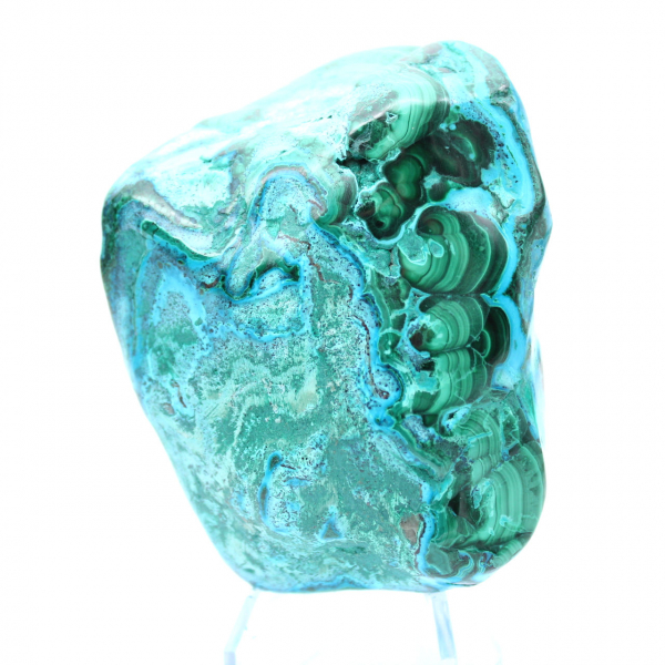 Gepolijste chrysocolla uit Congo-decoratie