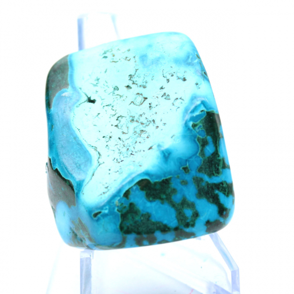 Gepolijste chrysocolla uit Congo