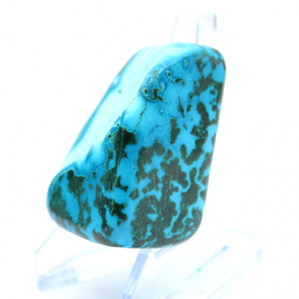 Gepolijste chrysocolla uit Congo