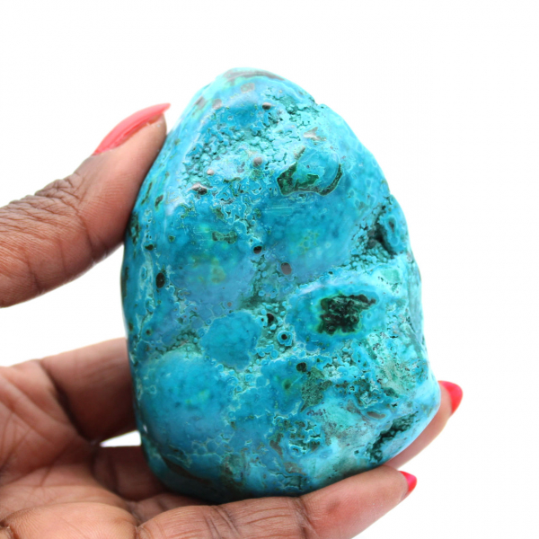 Gepolijste Chrysocolla Siersteen