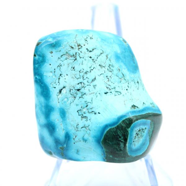 Vrijgevormde gepolijste chrysocolla