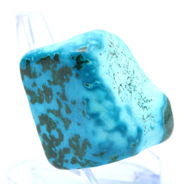 Vrijgevormde gepolijste chrysocolla