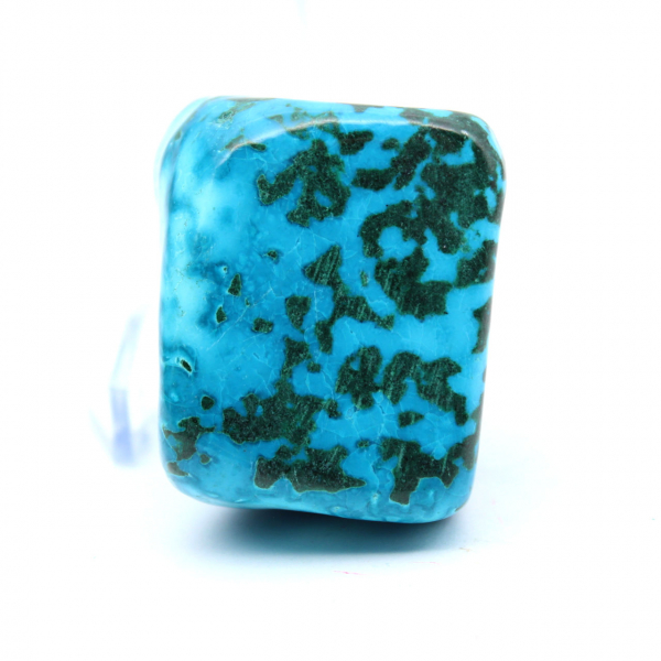 Vrijgevormde gepolijste chrysocolla