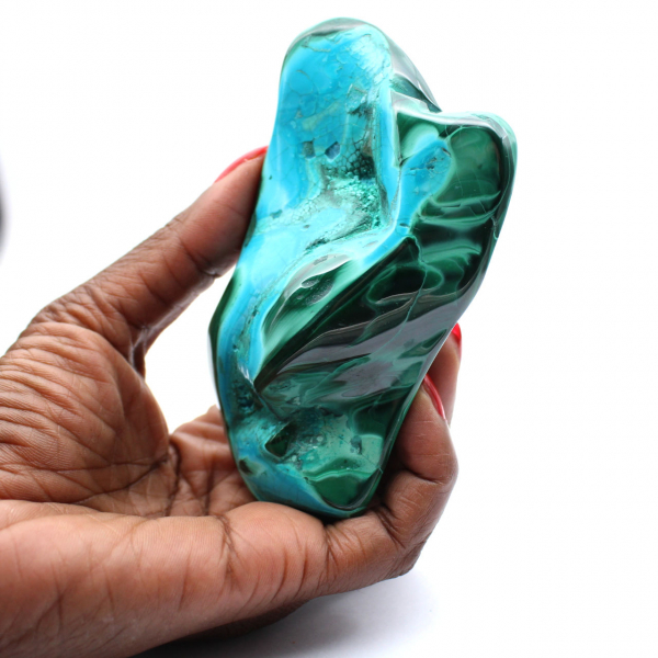 Gepolijste Chrysocolla Decoratie
