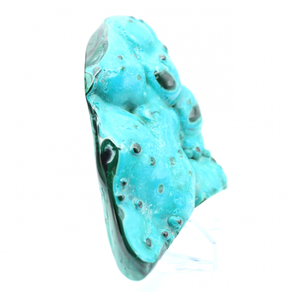 Gepolijste chrysocolla decoratieve steen