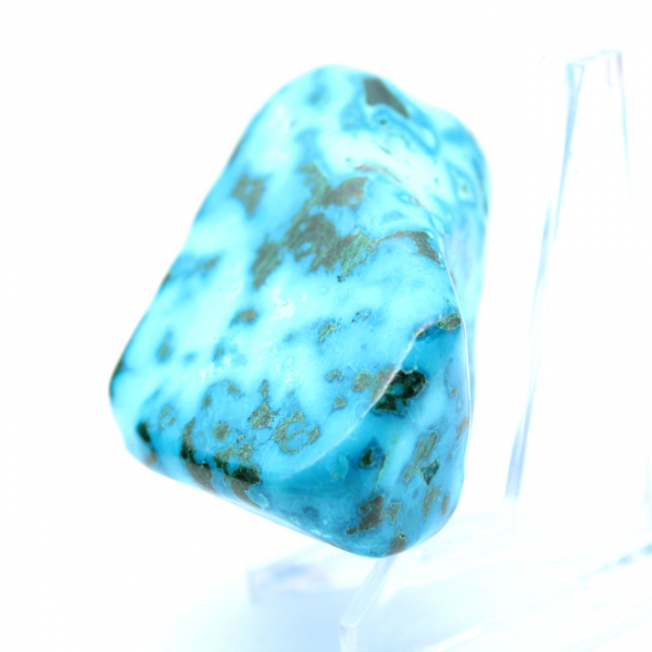 Gepolijste chrysocolla uit de Congo-collectie