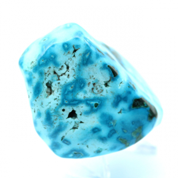Gepolijste chrysocolla uit de Congo-collectie