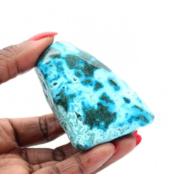 Natuurlijk blok Chrysocolla Congo