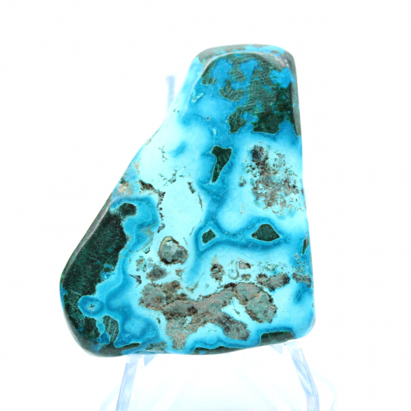 Gepolijst blok Congochrysocolla
