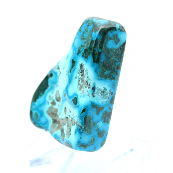 Gepolijst blok Congochrysocolla