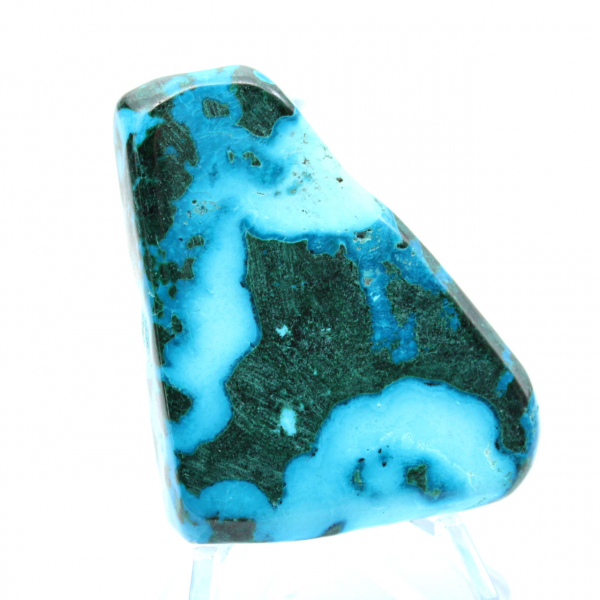 Gepolijst blok Congochrysocolla