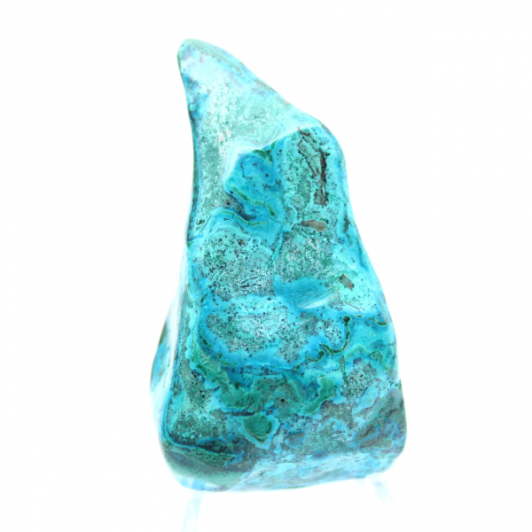 Gepolijste chrysocolla natuursteen