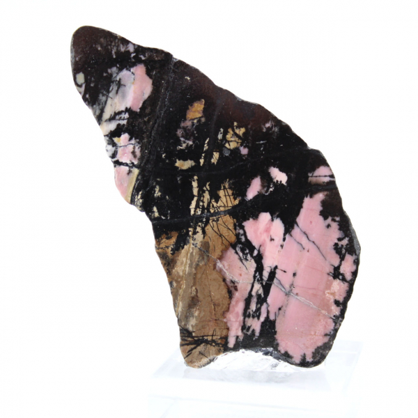 Natuurlijke rhodoniet plak ideaal voor decoratie