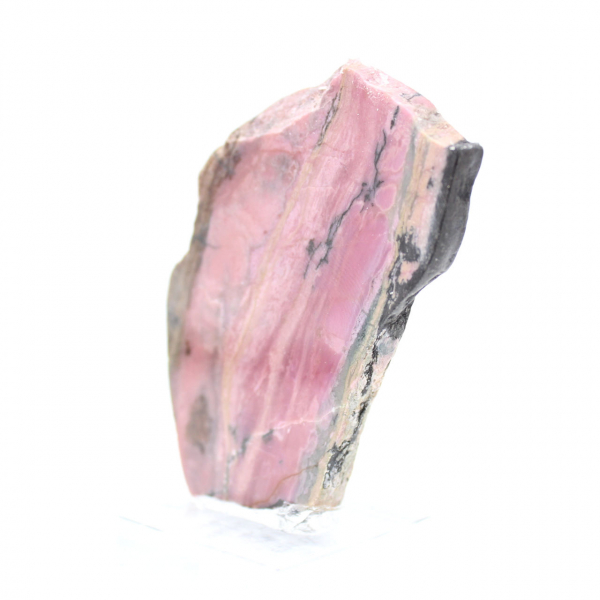 Natuurlijke rhodoniet plak voor mineralenverzameling