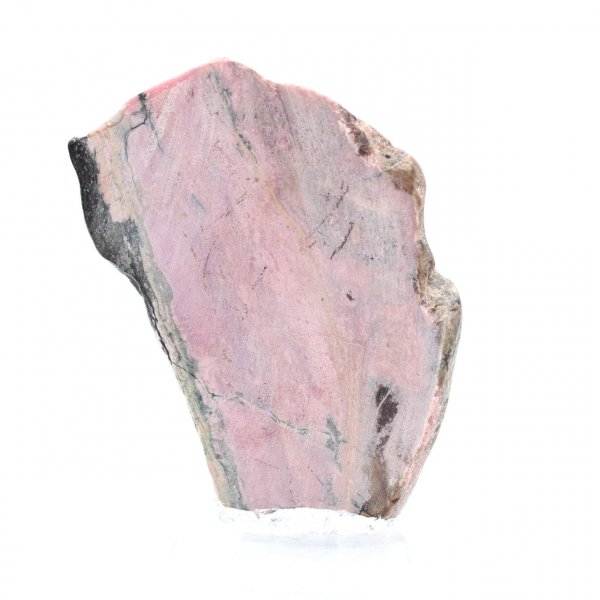 Natuurlijke rhodoniet plak voor mineralenverzameling