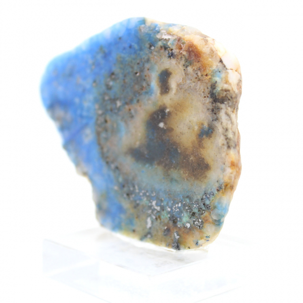 Azuriet malachiet plak voor mineralenverzameling
