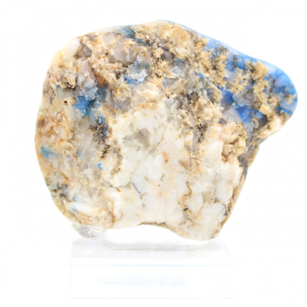 Azuriet malachiet plak voor mineralenverzameling