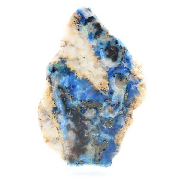 Azuriet malachiet plak voor mineralenverzameling