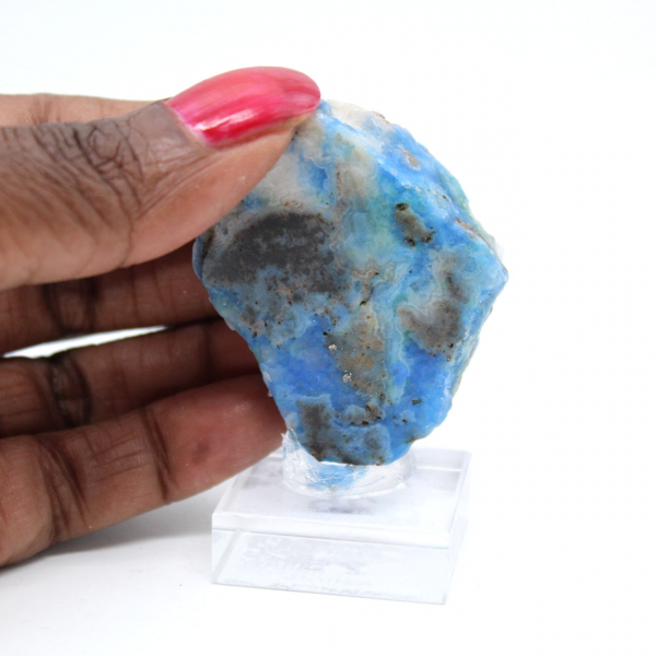 Azuriet malachiet plak voor mineralenverzameling
