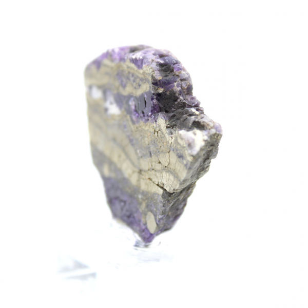 Fluoriet pyriet plak voor mineralenverzameling
