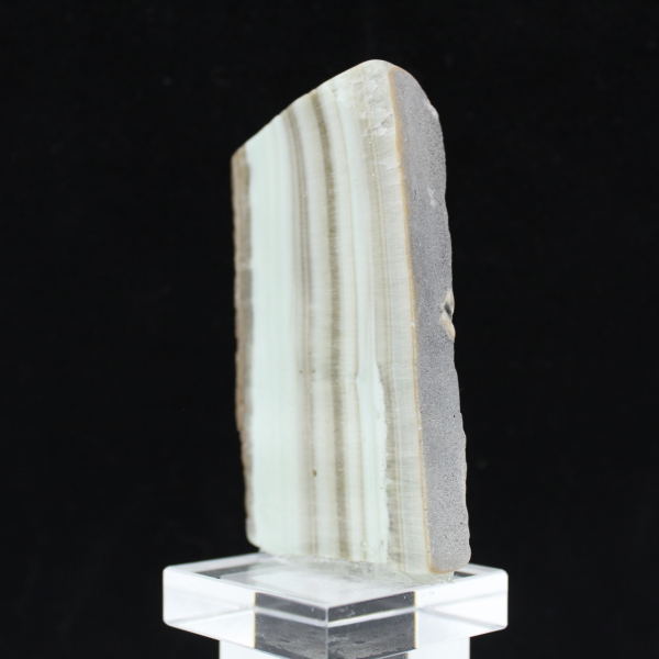 Gepolijste groene aragoniet plak kwaliteitsruw mineraal